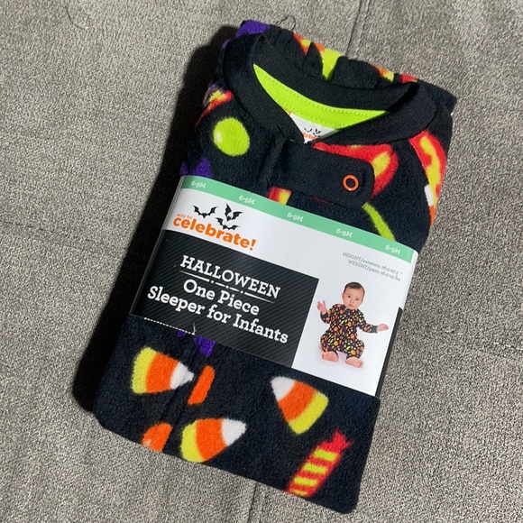 🎃🦇 Way to Celebrate Halloween One Piece Sleeper🦇🎃 - Picture 4 of 6